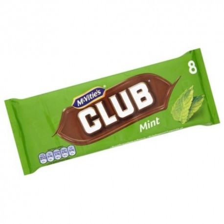 McVitie's Club Mint Biscuits  6 Pack