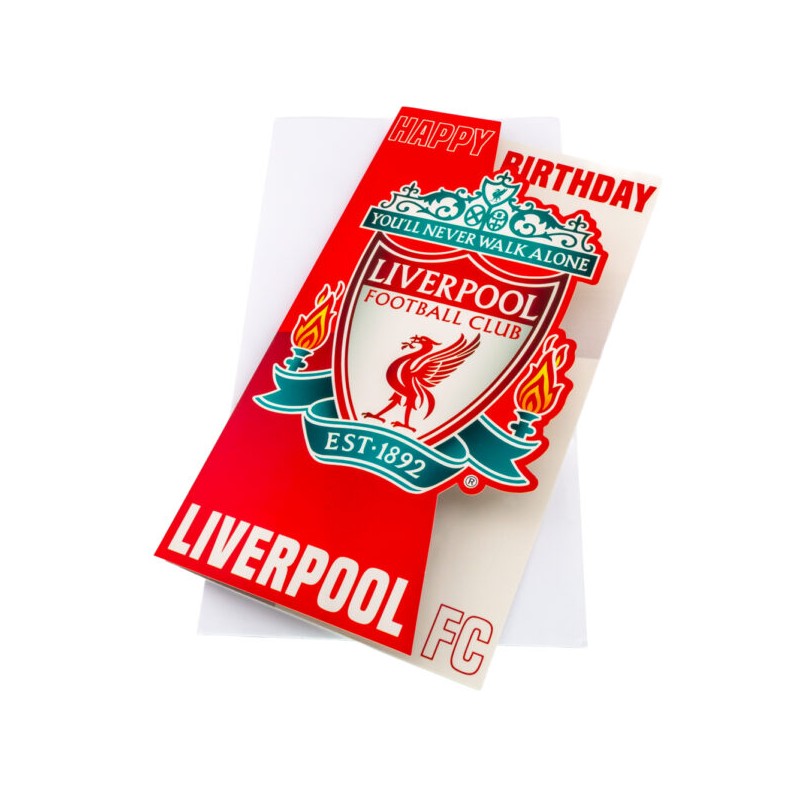 Liverpool FC Crest Birthday Card