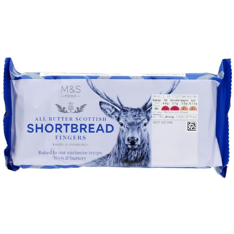 Marks & Spencer Shortbread Fingers 210g