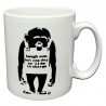 Laugh Now Chimp Banksy Mug