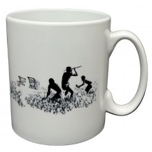 Shopping Trolley Hunters Banksy Mug