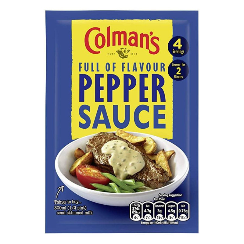 Colman's Pepper Sauce 22g