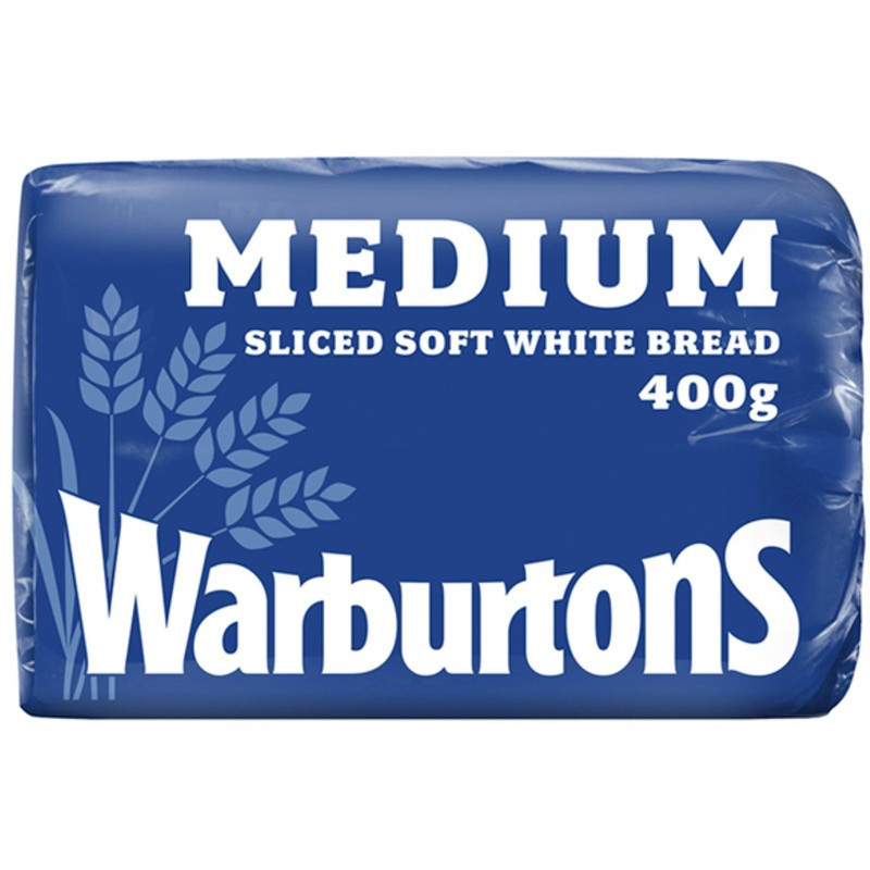 Warburtons Medium  White Bread 800g (Frozen - Pickup Only)