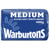 Warburtons Medium  White Bread 800g (Frozen - Pickup Only)