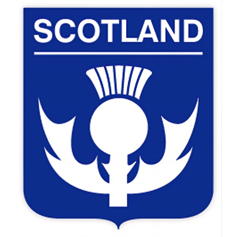 Scotland Thistle Shield Sticker