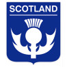 Scotland Thistle Shield Sticker