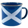 Scotland Saltire Enamel Campfire Mug