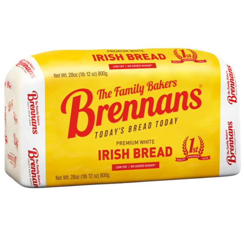 Brennans White Sliced Family Pan (Frozen - Pickup Only)