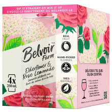 Belvoir Farm Eldeflower Rose Lemonade 4 Pack
