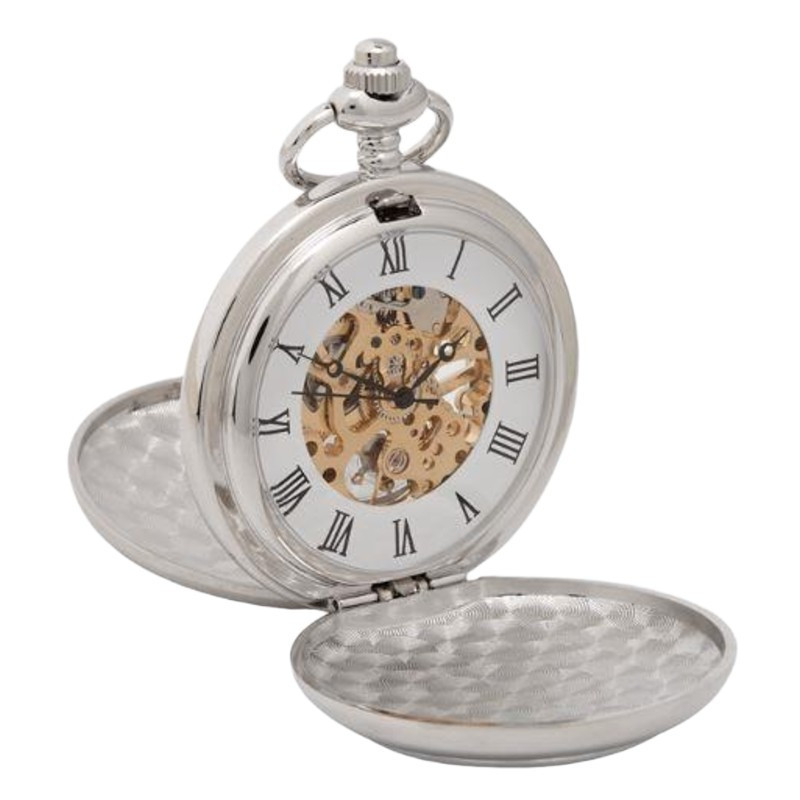 Scottish Thistle Mechanical Pocket Watch