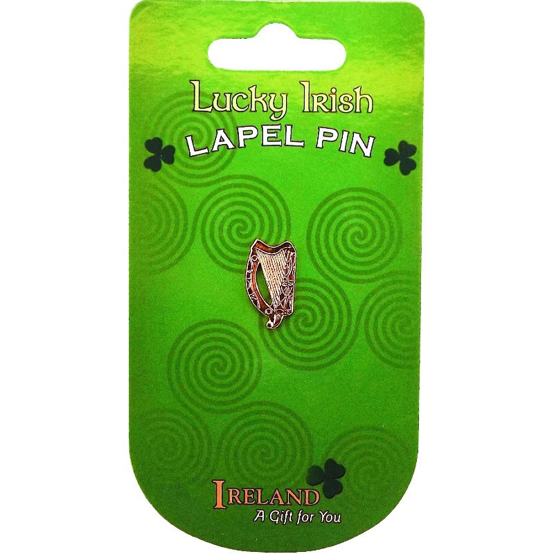 Irish Harp Lapel Pin