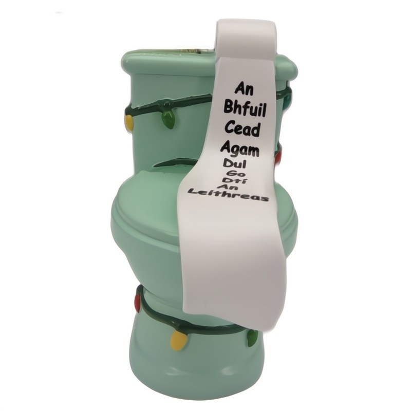 Irish Toilet Hanging Ornament