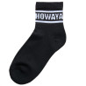 Irish Howaya Crew Socks - Black
