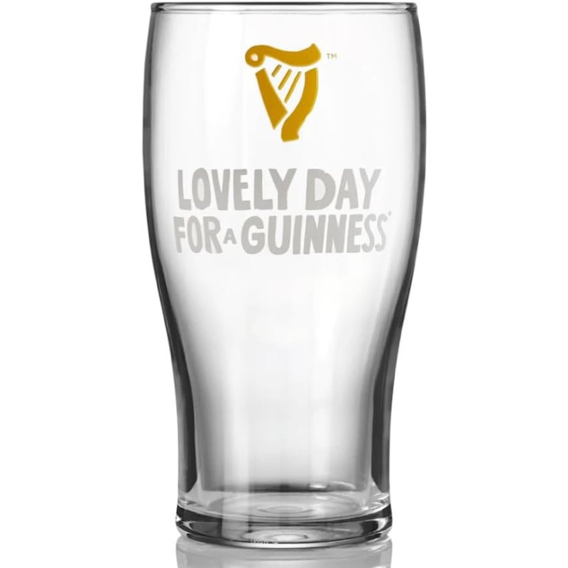 Lovely Day For A GUINNESS Pint Glass
