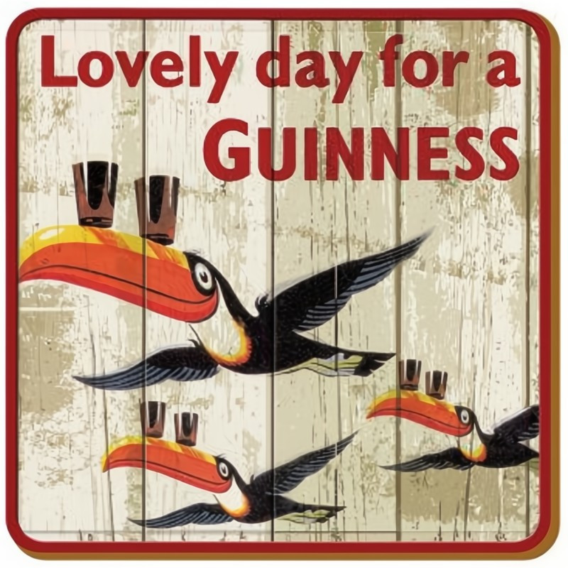 GUINNESS Lovely Day Cork Backed Coasters