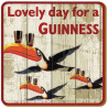 GUINNESS Lovely Day Cork Backed Coasters