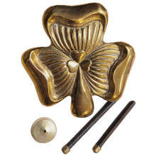 Brass Shamrock Door Knocker