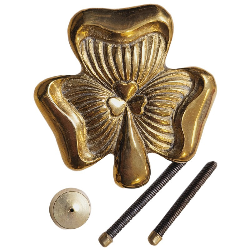 Brass Shamrock Door Knocker