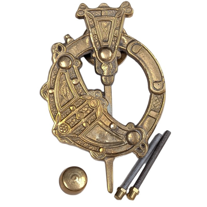 Brass Tara Brooch Door Knocker