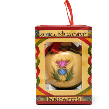 Scottish Thistle Christmas Bauble