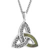Solvar Connemara Marble Trinity Knot Pendant
