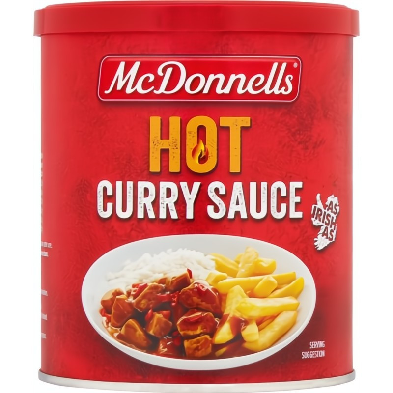McDonnells Hot Curry Sauce Tub 200g