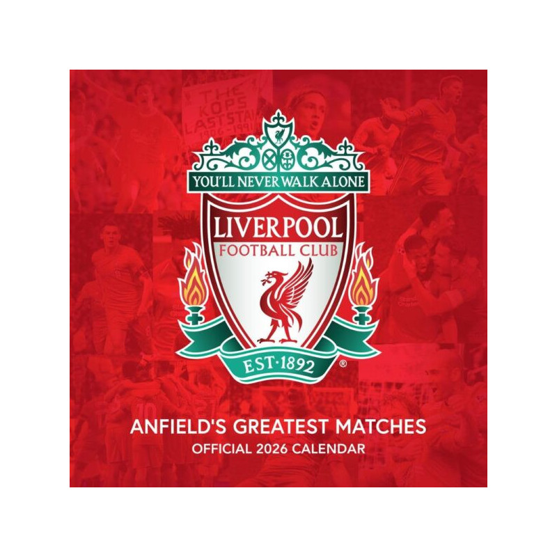 Liverpool FC Legends Square Calendar