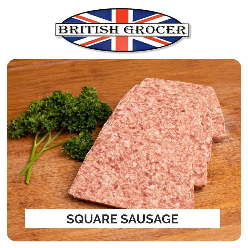 British Grocer Beef Square Sausage (Frozen - Pickup Only)