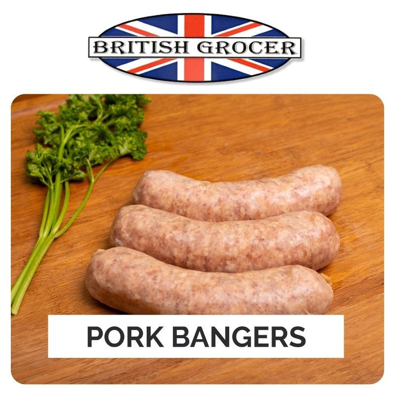 British Grocer Pork Bangers (Frozen - Pickup Only)