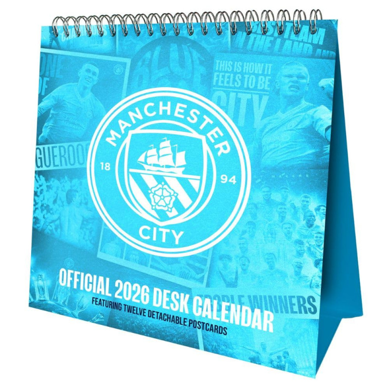 Manchester City FC Desktop Calendar
