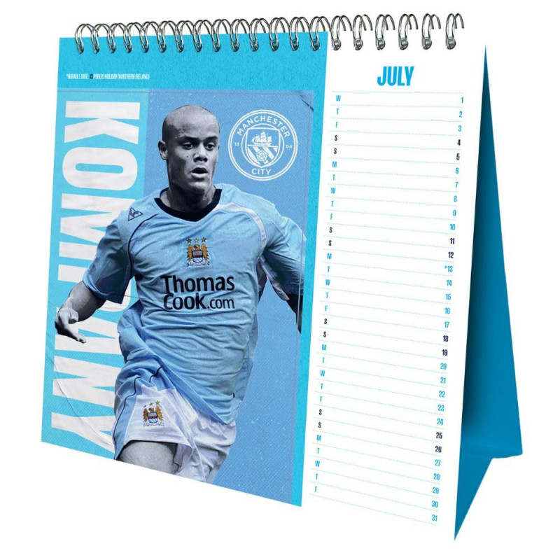Manchester City FC Desktop Calendar