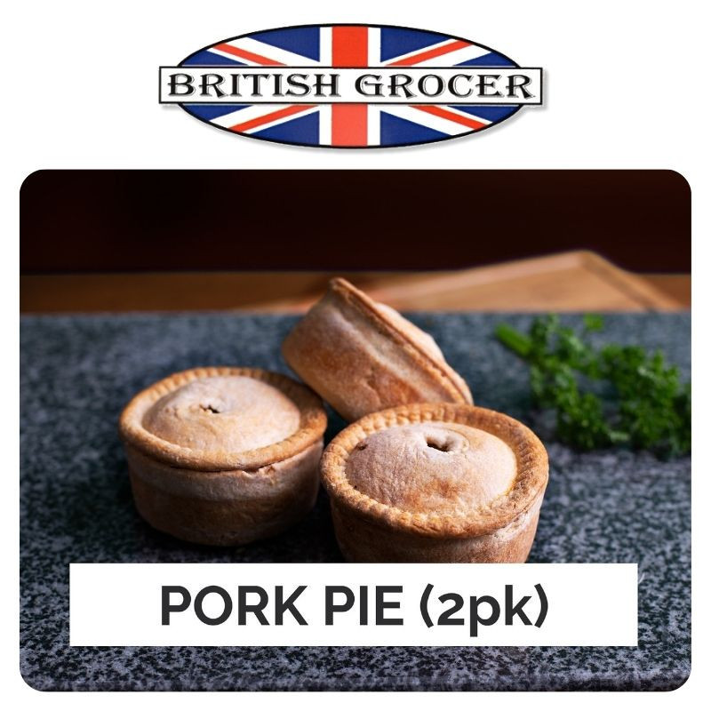 British Grocer Pork Pie 2 Pack (Frozen - Pickup Only)