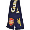 Arsenal FC Navy Gunners Scarf
