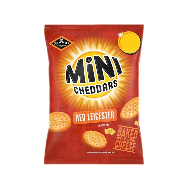 Jacob's Mini Cheddars - Red Leiester 90g