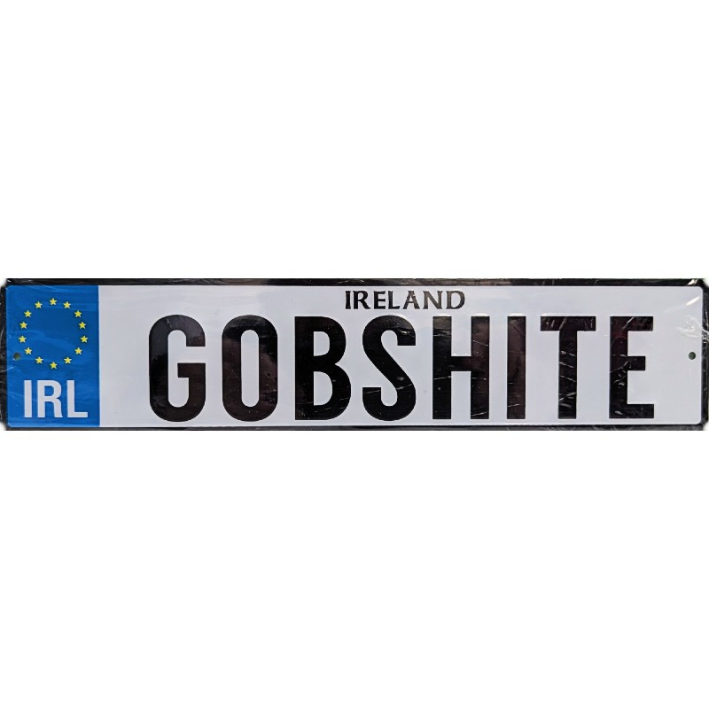 GOBSHITE Mini Irish Reg Place