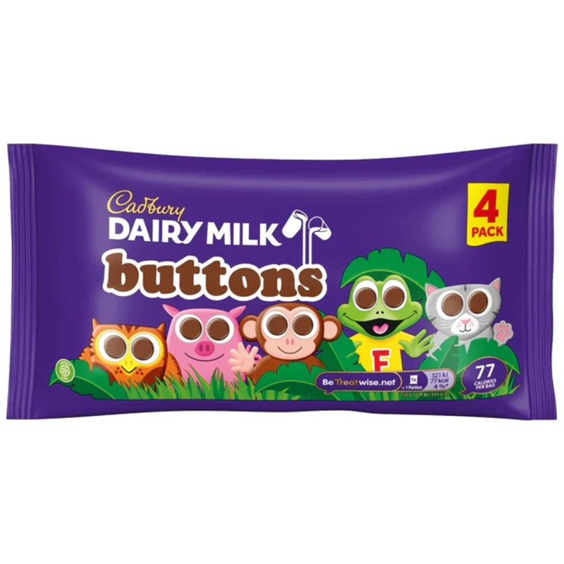Cadbury Dairy Milk Buttons Treat 4 Pack