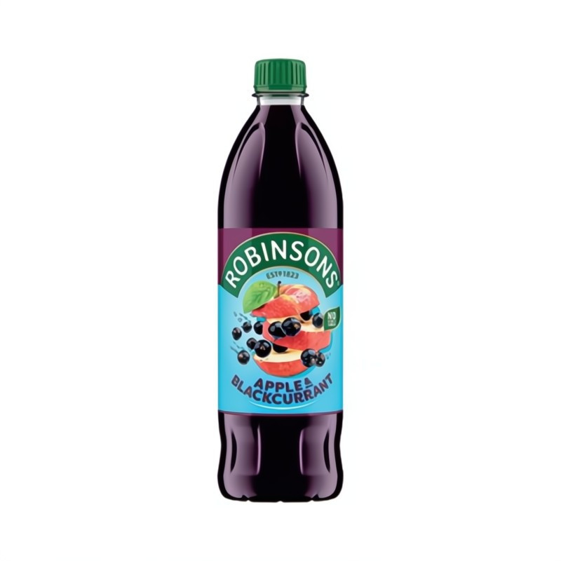 Robinsons NAS Apple & Blackcurrant Squash 1L