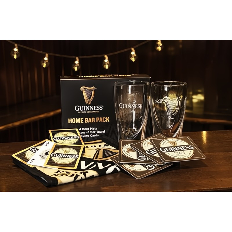 Guinness Home Bar Pack – Pint Glass Gift Set