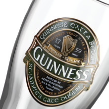 Guinness Green Ireland Collection Pint Glass