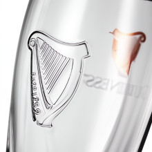 Guinness Gravity Embossed Pint Glass