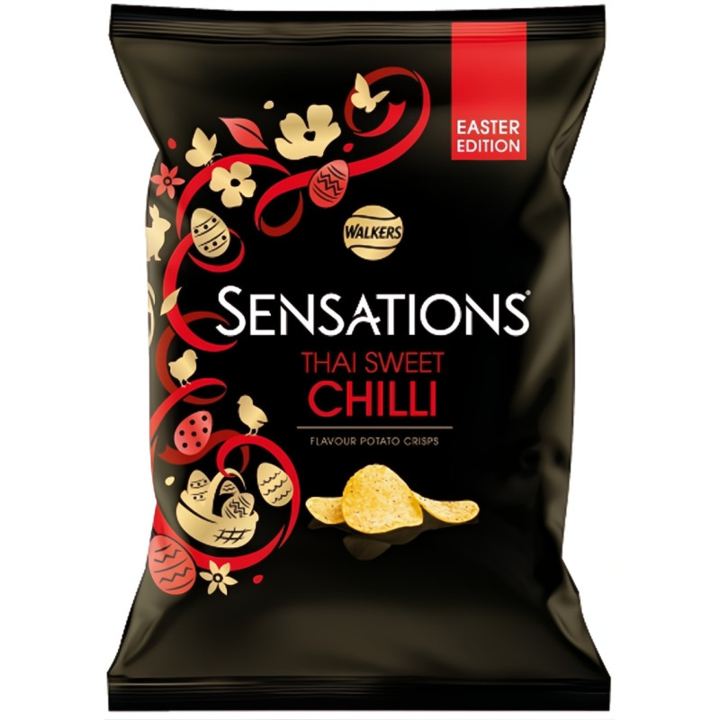 Sensations Thai Sweet Chilli Crisps 150g