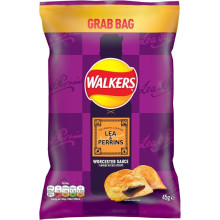 Walkers Worcester Sauce Crisps 45g – Lea & Perrins Grab Bag