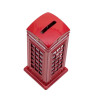 Red Telephone Box Die Cast Money Bank