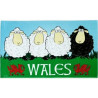 Wales Black Sheep Tea Towel