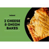Iceland 2 Cheese & Onion Bakes 260g (Frozen - Pickup Only)