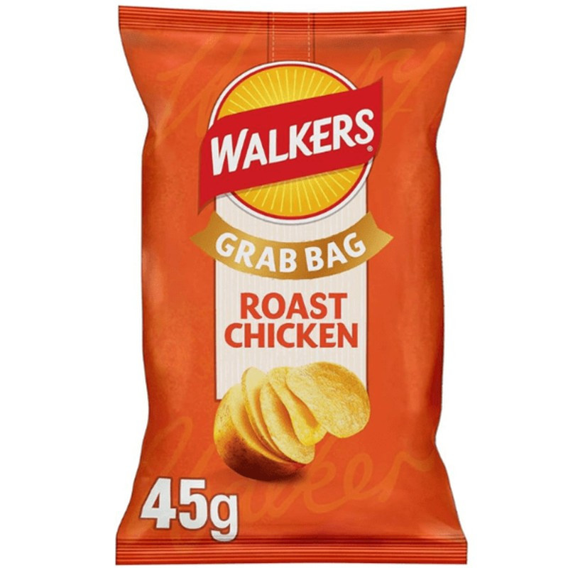 Walkers Roast Chicken Crisps Grab Bag 45g