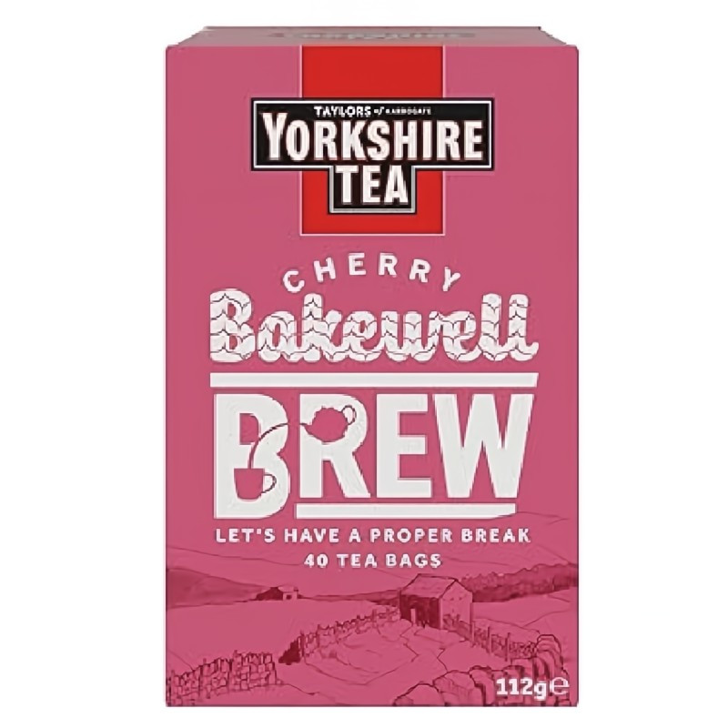 Yorkshire Tea Cherry Bakewell Brew - 40 Teabags 112g