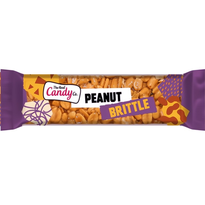 The Real Candy Co. Peanut Brittle Bar 100g