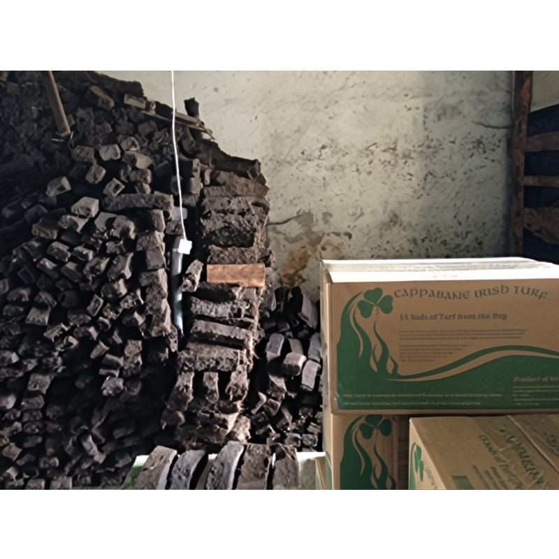 Cappabane Irish Turf Peat Fire Logs (14–16 Sods)