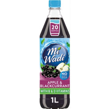 Miwadi NAS Apple & Blackcurrant 1L
